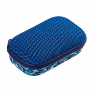 ZIPIT Mesh Pencil Box Blue Mesh Top 
