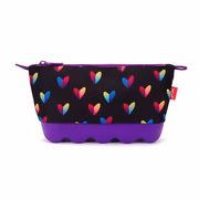 Heart & Flower Silicone Pencil Case