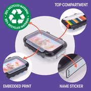 2 Compartment Recycled Box - ZIPIT