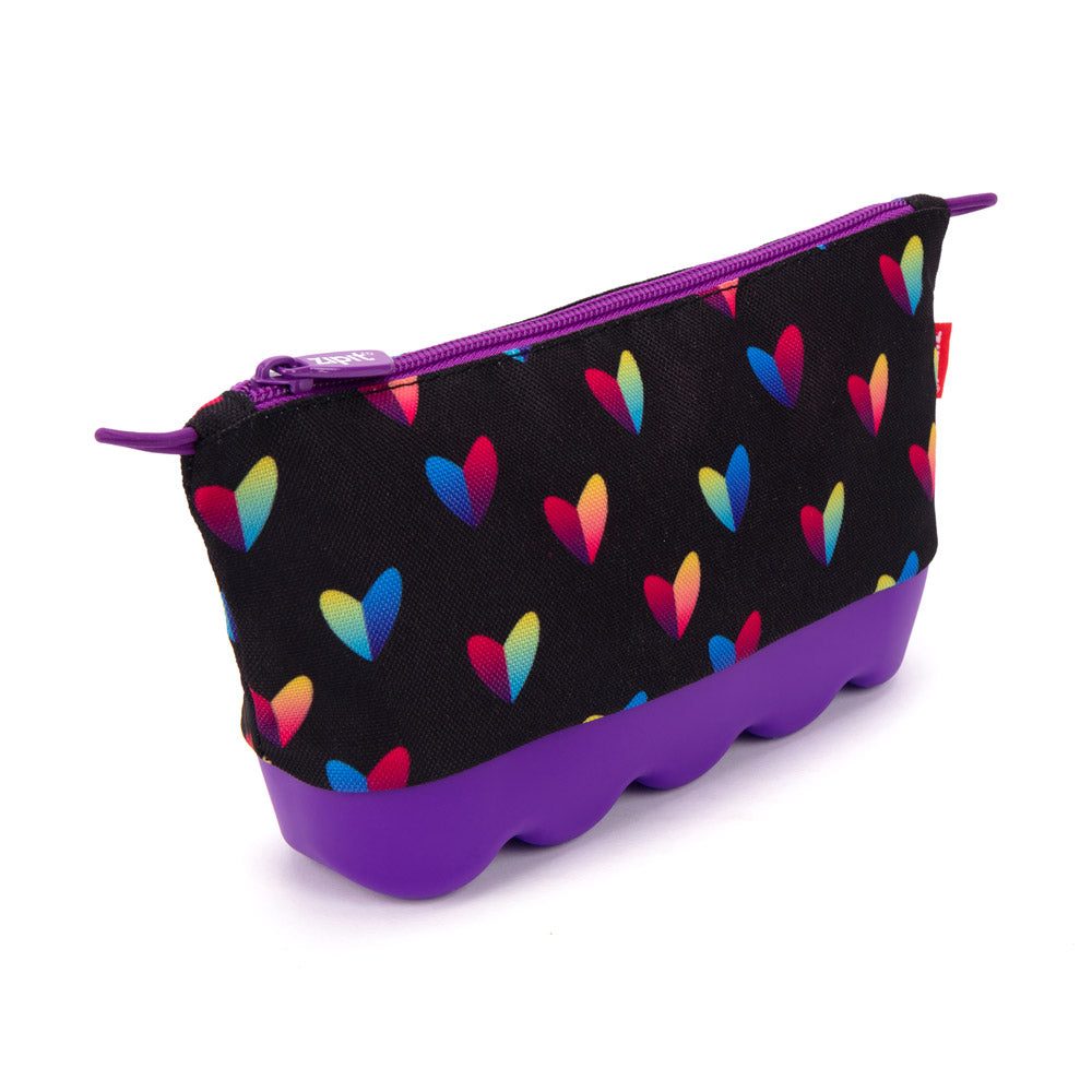 Heart & Flower Silicone Pencil Case