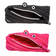 Monster Pencil Case 12-Pack (Black/Pink) Pencil Case ZIPIT