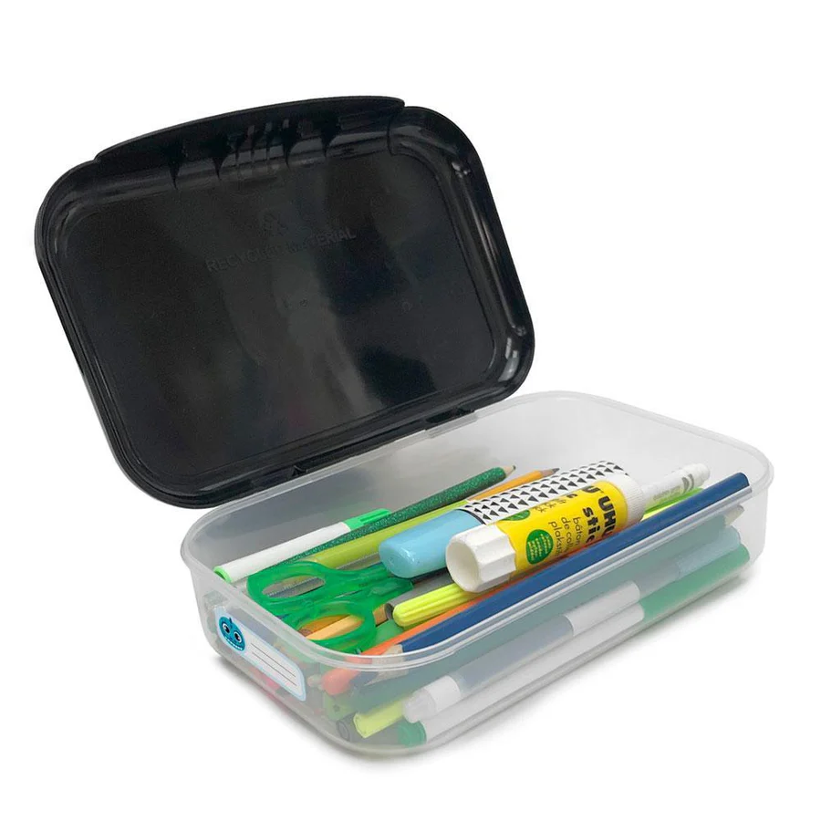 Recycled Plastic Pencil Box Pencil/Storage Box ZIPIT 