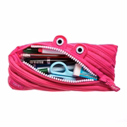 Monster Pencil Case 12-Pack (Black/Pink) Pencil Case ZIPIT