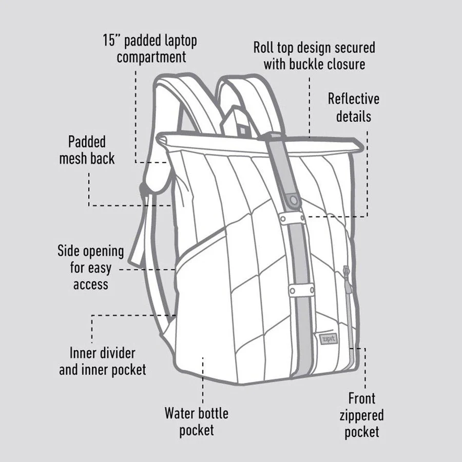 ZIPIT Puffer Backpack 