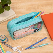 Half & Half Pencil Case Pencil/Storage Box ZIPIT 