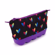 Heart & Flower Silicone Pencil Case