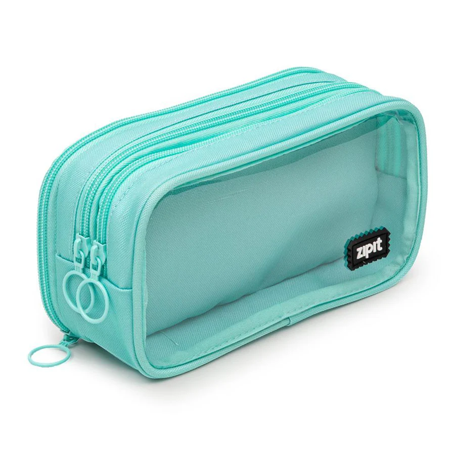 Half & Half Pencil Case Pencil/Storage Box ZIPIT 